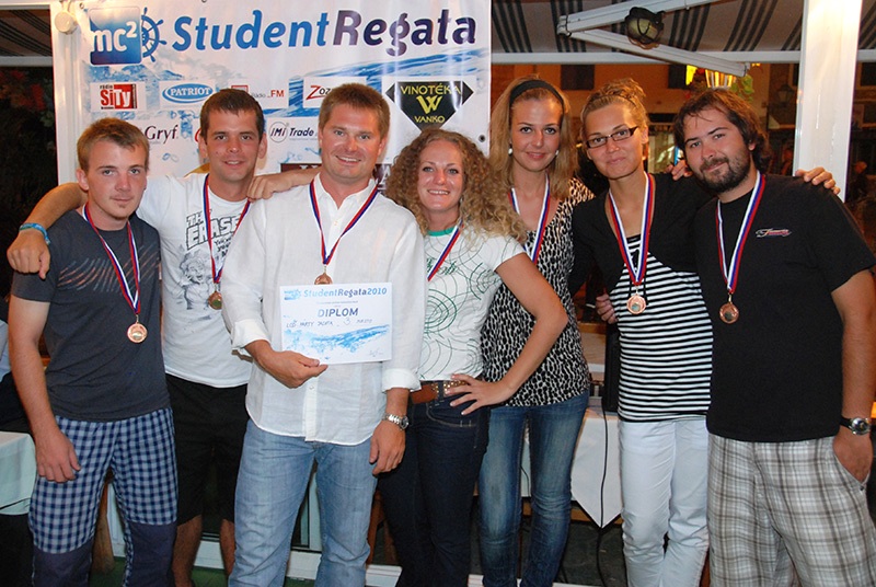 Prvý ročník Student Regaty v roku 2010 vyhrala posádka Michala Kelemena.   