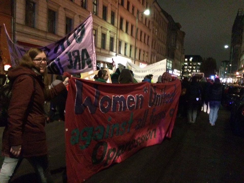 Pochod proti násiliu v Berlíne