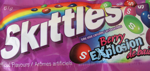 Sex aj na obale cukríkov Skittles