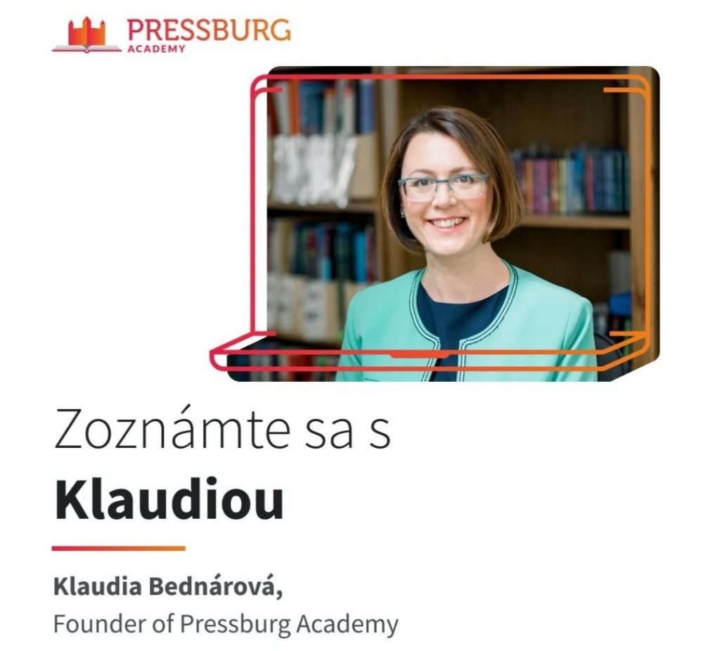 Zakladateľka Pressburg Academy