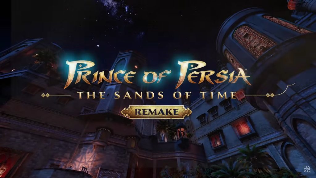 Úvodná obrazovka hry. Zdroj: Printscreen Trailer Prince of Persia: The Sands of Time Remake