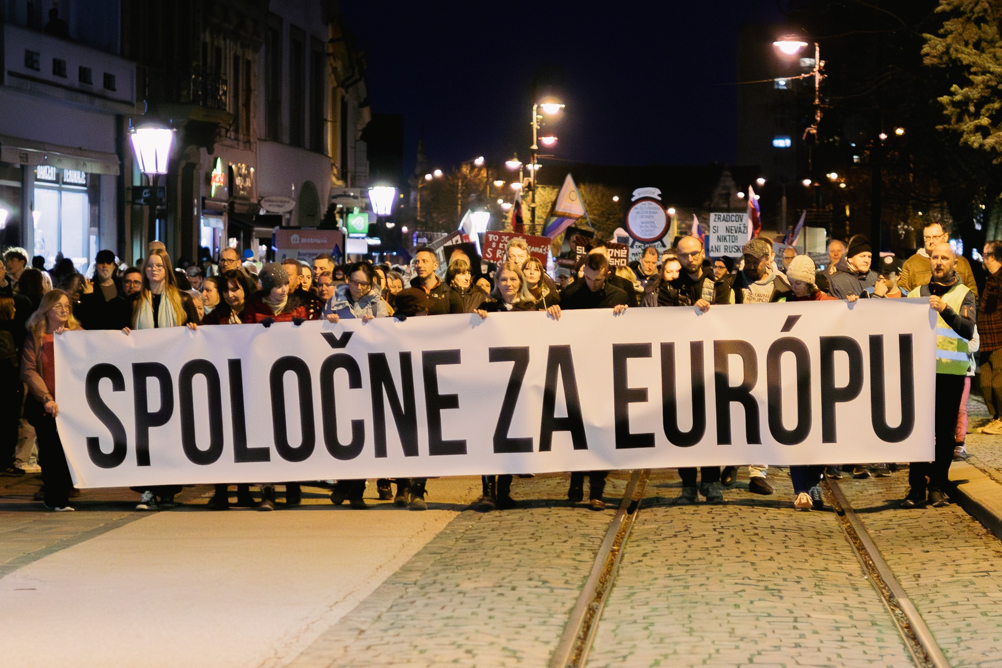 Protest v Košiciach