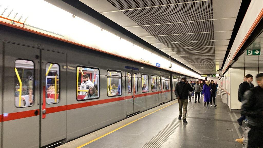 Metro vo Viedni. Zdroj: Nina Nemcová